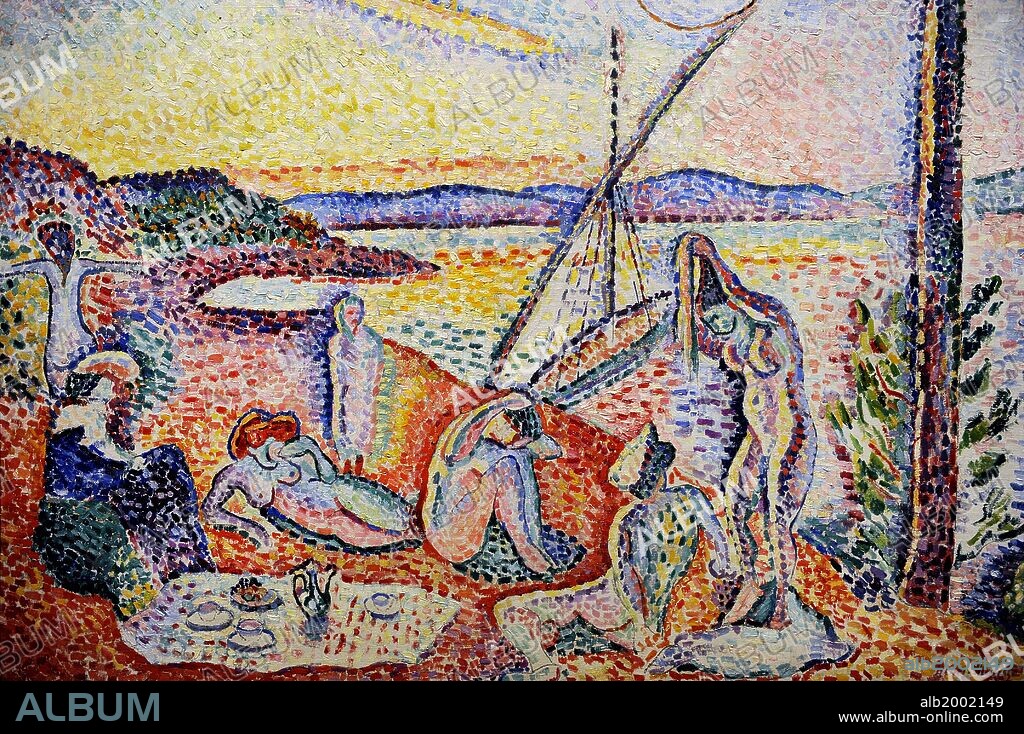 Henri Matisse (1869-1954).  Luxe, calme, et volupte_, 1904. Centre Pompidou. Paris. France.