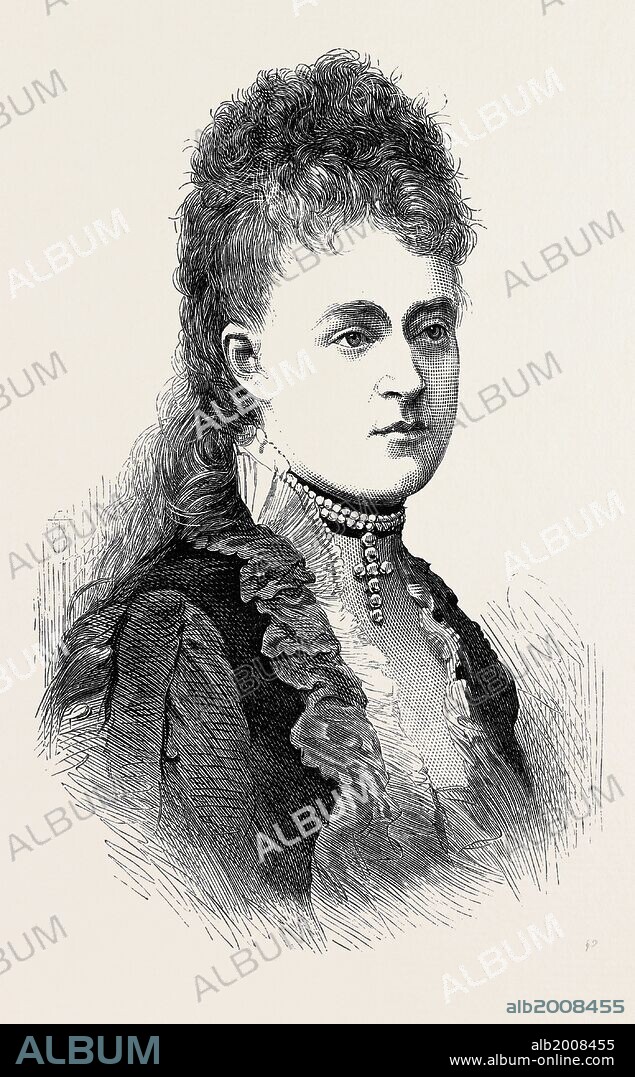 PRINCESS FREDERICA OF HANOVER, 1880.