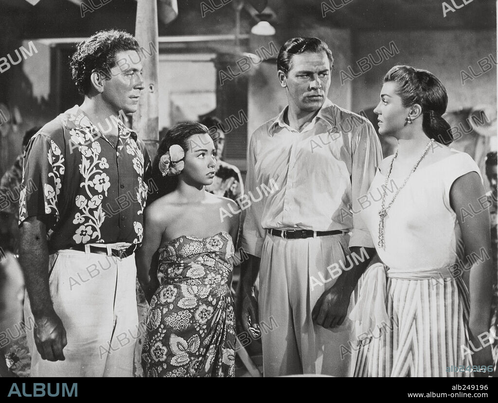 ESTHER WILLIAMS und HOWARD KEEL in PAGAN LOVE SONG, 1950, unter der Regie von ROBERT ALTON. Copyright M.G.M.