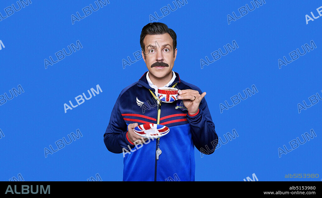 JASON SUDEIKIS in TED LASSO, 2020, directed by ZACH BRAFF. Copyright UNIVERSAL TELEVISION.