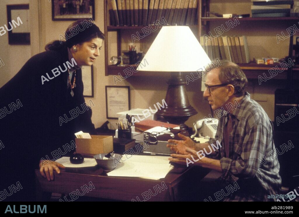 KIRSTIE ALLEY y WOODY ALLEN en DESMONTANDO A HARRY, 1997 (DECONSTRUCTING HARRY), dirigida por WOODY ALLEN. Copyright FINE LINE FEATURES.