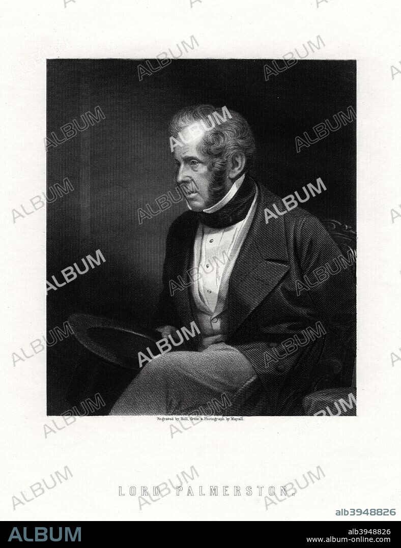 Lord Palmerston, British prime minister, 19th century. Henry John Temple, 3rd Viscount Palmerston, (1784-1865), twice Prime Minister.