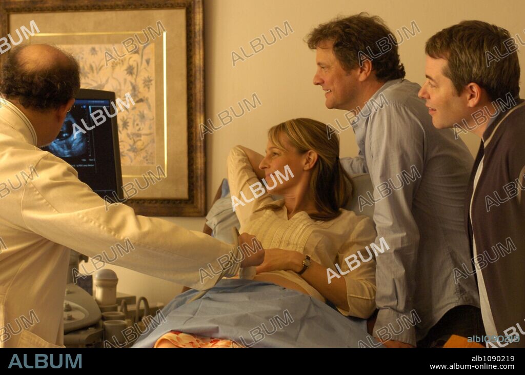 COLIN FIRTH, HELEN HUNT y MATTHEW BRODERICK en CUANDO ELLA ME ENCONTRO, 2007 (THEN SHE FOUND ME), dirigida por HELEN HUNT. Copyright BLUE RIDER PICTURES.