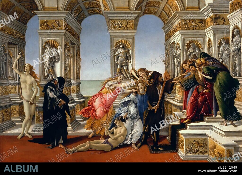 SANDRO BOTTICELLI. The Calumny of Apelles.