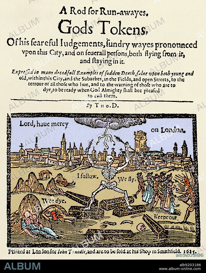 Plague Pamphlet, Great Plague of London, 1625