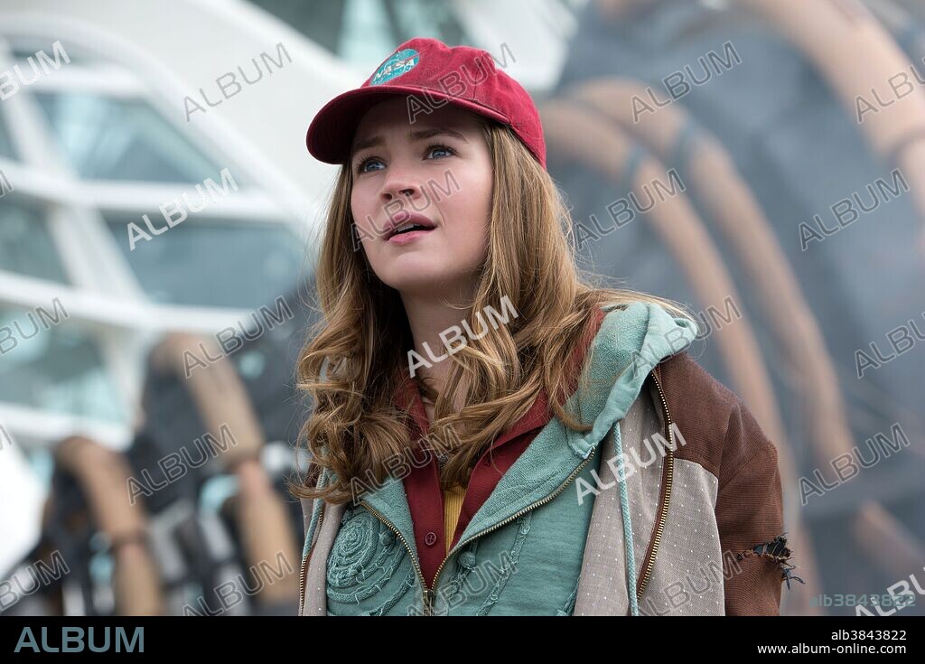 BRITT ROBERTSON in TOMORROWLAND, 2015, unter der Regie von BRAD BIRD. Copyright WALT DISNEY PICTURES.