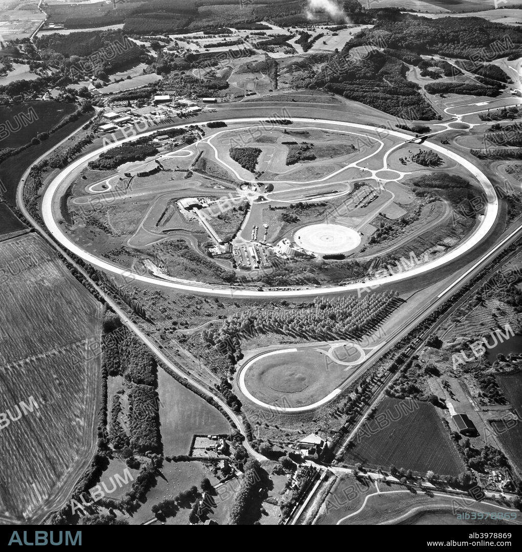 Millbrook Proving Ground, Bedfordshire, 2000. Millbrook is a dedicated automotive testing facility built by Vauxhall and Bedford in the 1960s. Building on the experience of their North American parent company, Millbrook followed the succesful example set by the General Motors proving ground at Milford, Michigan.
