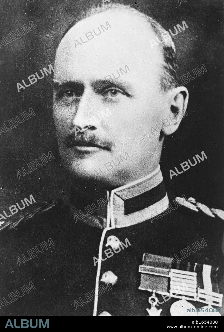 Edmund Allenby, 1st Viscount Allenby (1861-1936) a British soldier. Served in Second Boer War (1899-1902) and in World War  I commanded the Egyptian Expeditionary Force in Palestine and Syria.