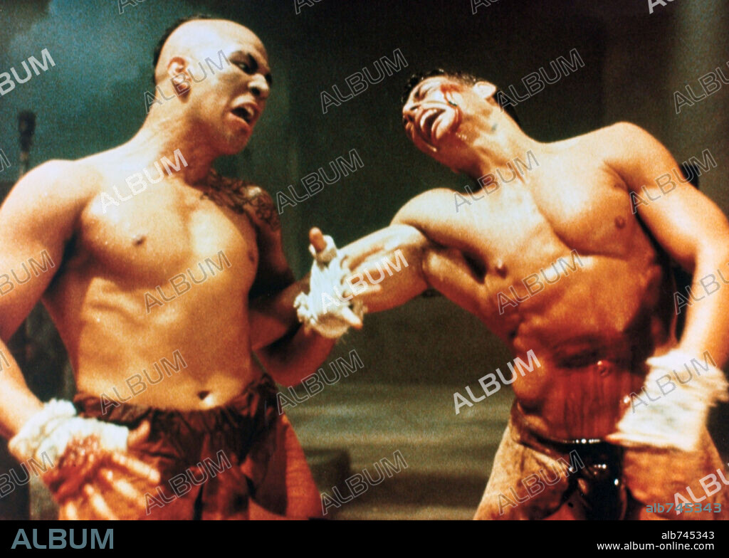 JEAN-CLAUDE VAN DAMME in KICKBOXER, 1989, directed by DAVID WORTH and MARK DI SALLE. Copyright CANNON FILMS.