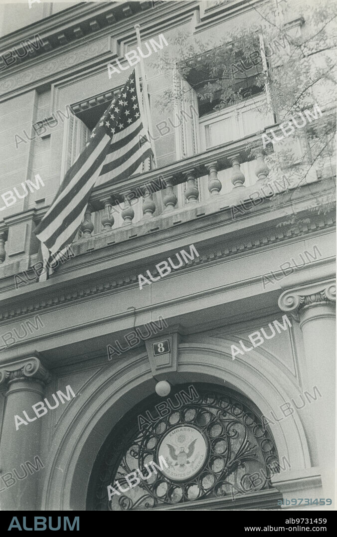 Madrid, April 1944. The United States embassy at 8 Miguel Ángel Street.