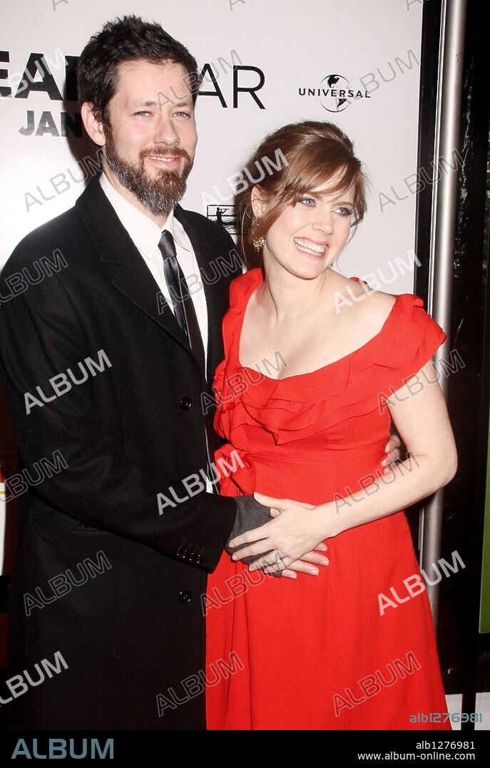 Jan 06, 2010 - New York, New York, USA - Actress AMY ADAMS and her husband/actor DARREN LE GALLO at the New York premiere of 'Leap Year' held at the Directors Guild Theatre. 06/01/2010