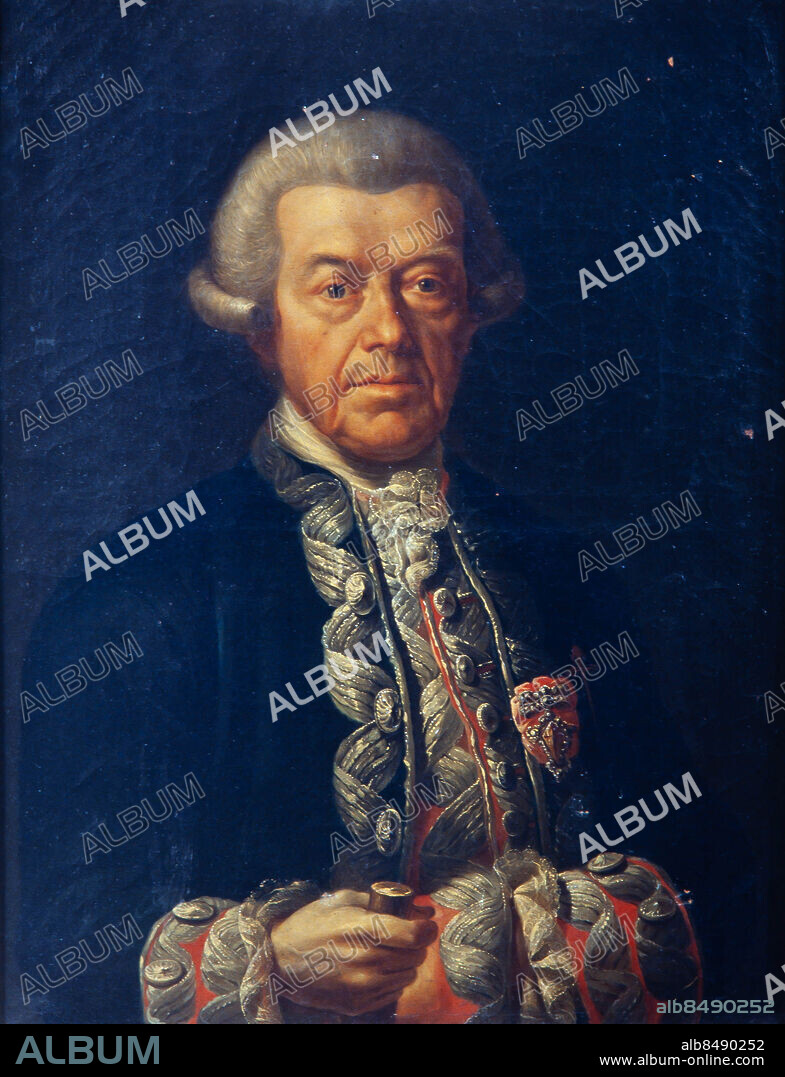 PERE PAU MONTAÑA I PLACETA. Pere Pau Muntanya / 'Retrato del intendente Manuel de Terán, Barón de la Linde', 1787, Óleo sobre lienzo, 78 x 58 cm. Reial Acadèmia Catalana de Belles Arts de Sant Jordi.