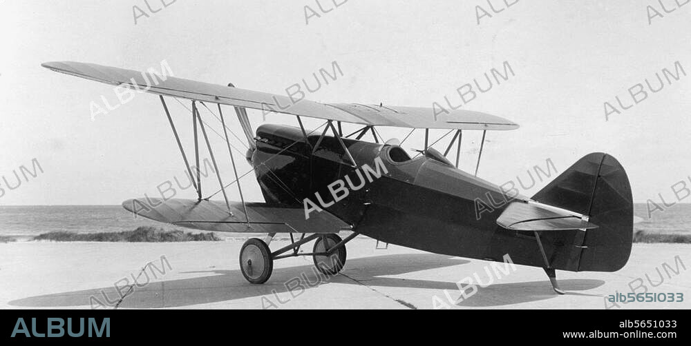 Luftfahrt:. Flugzeuge. Jagdflugzeug Heinkel HD 43 mit BMW- Motor VI (Baujahr 1931). Foto.
