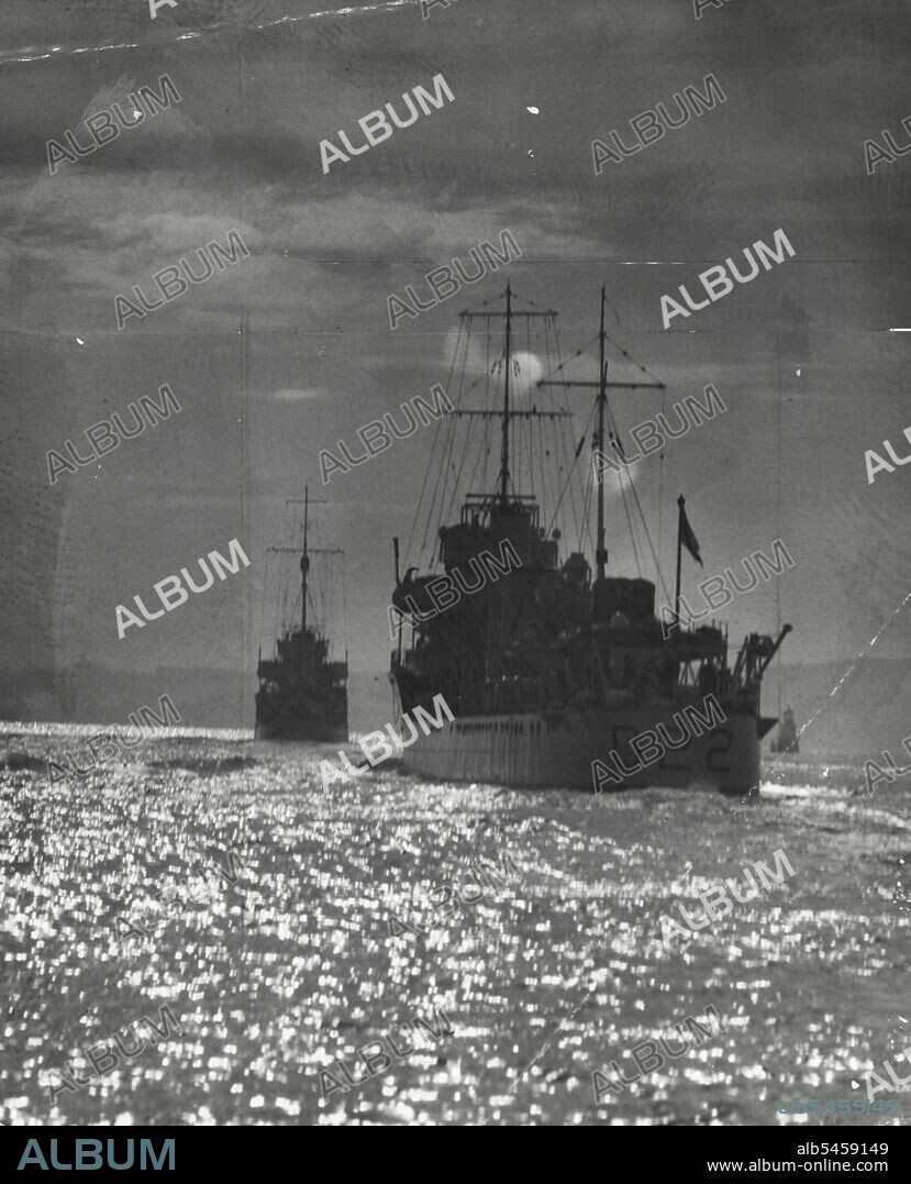H.M.A.S. Waterhen Destroyer - Australian Navy. August 11, 1937.