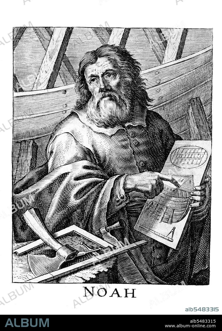 Noah (or Noe, Noach; Hebrew: ????, ?????, Modern Noa? Tiberian Noa?; Arabic: ???? Nu?; Greek: ???; Macedonian: ???) was, according to the Hebrew Bible, the tenth and last of the antediluvian Patriarchs. The biblical story of Noah is contained in chapters 6–9 of the book of Genesis, where he saves his family and representatives of all animals from the flood by constructing an ark. He is also mentioned as the 'first husbandman' and in the story of the Curse of Ham. Noah is the subject of much elaboration in later Abrahamic traditions. Noah is also mentioned several times in the Qur'an.
