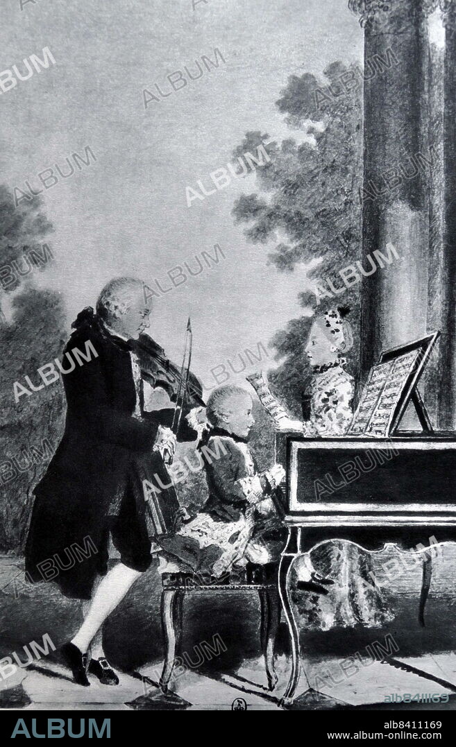 Leopold Mozart and his daughter Marianne Mozart. Johann Georg Leopold Mozart (November 14, 1719 - May 28, 1787) was a German composer, conductor, music teacher, and violinist. Maria Anna Walburga Ignatia Mozart (30 July 1751 - 29 October 1829), called Marianne, was a musician, the older sister of Wolfgang Amadeus Mozart.