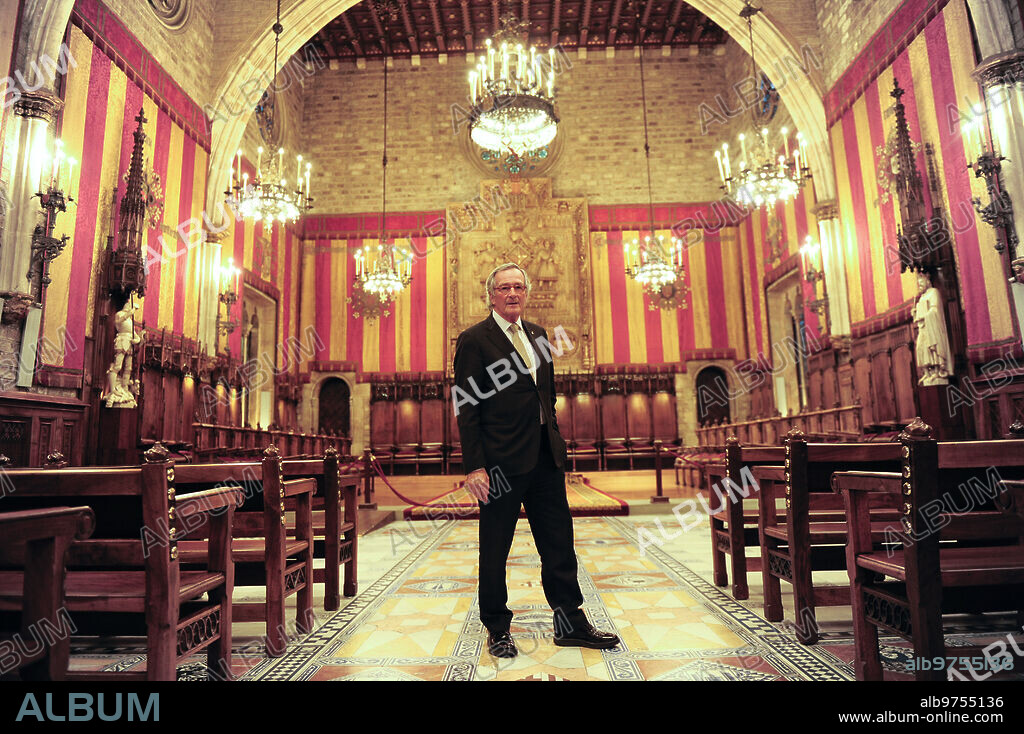 Barcelona. 01/17/2014. Interview with the mayor of Barcelona Xavier Trias. Photos Ines Baucells. Archdc.