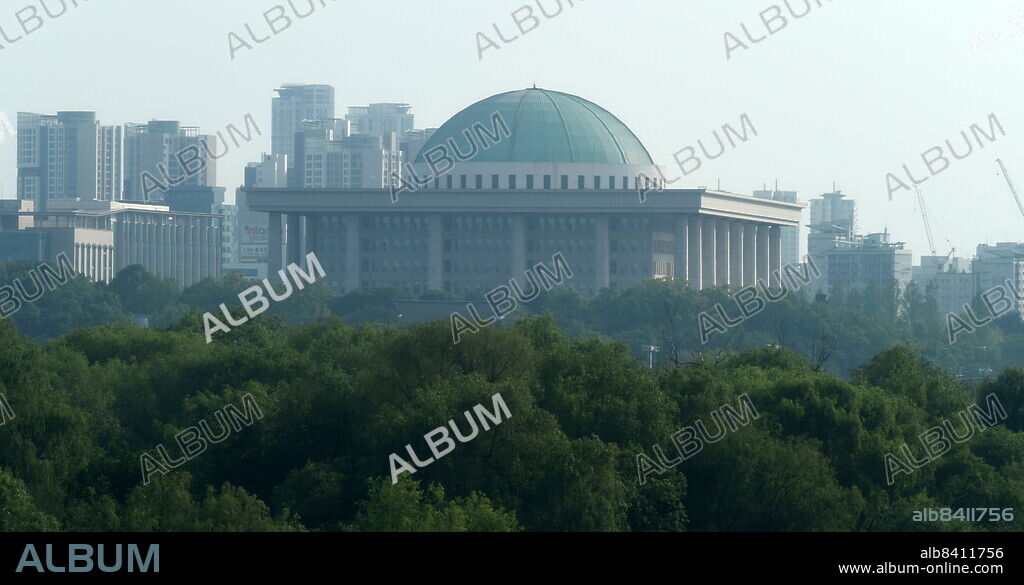 The National Assembly Proceeding Hall (Gukhoe-uisadang) is the South Korean capitol building. It serves as the location of the National Assembly of the Republic of Korea, the legislative branch of the South Korean national government. It is located at Yeouido-dong, Yeongdeungpo-gu, Seoul.