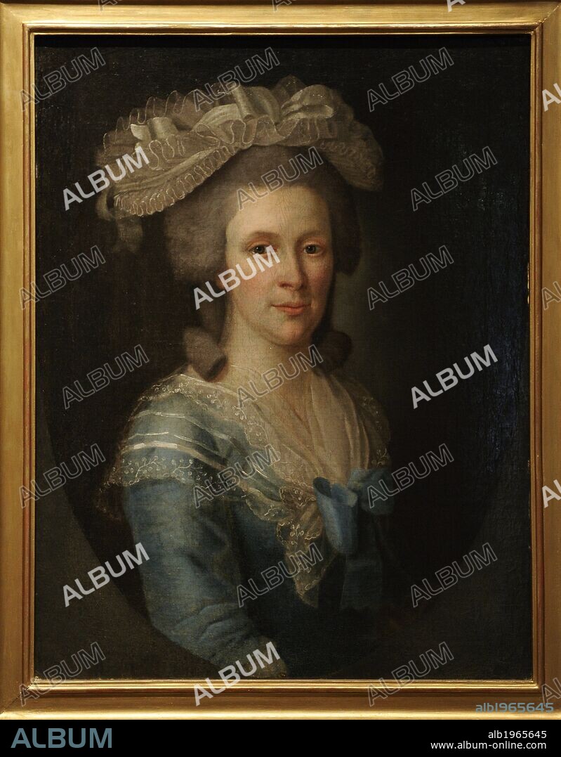 Hartmanis Barizjens Friedrich (1724-1796). Portrait of a Woman, 1780. Canvas. Museum of History and Navigation. Riga. Latvia.