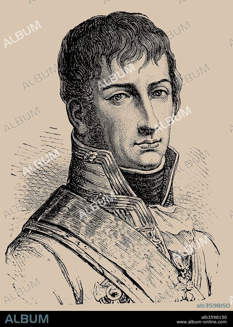 ANONYME. Archduke Charles of Austria (1771-1847), Duke of Teschen.