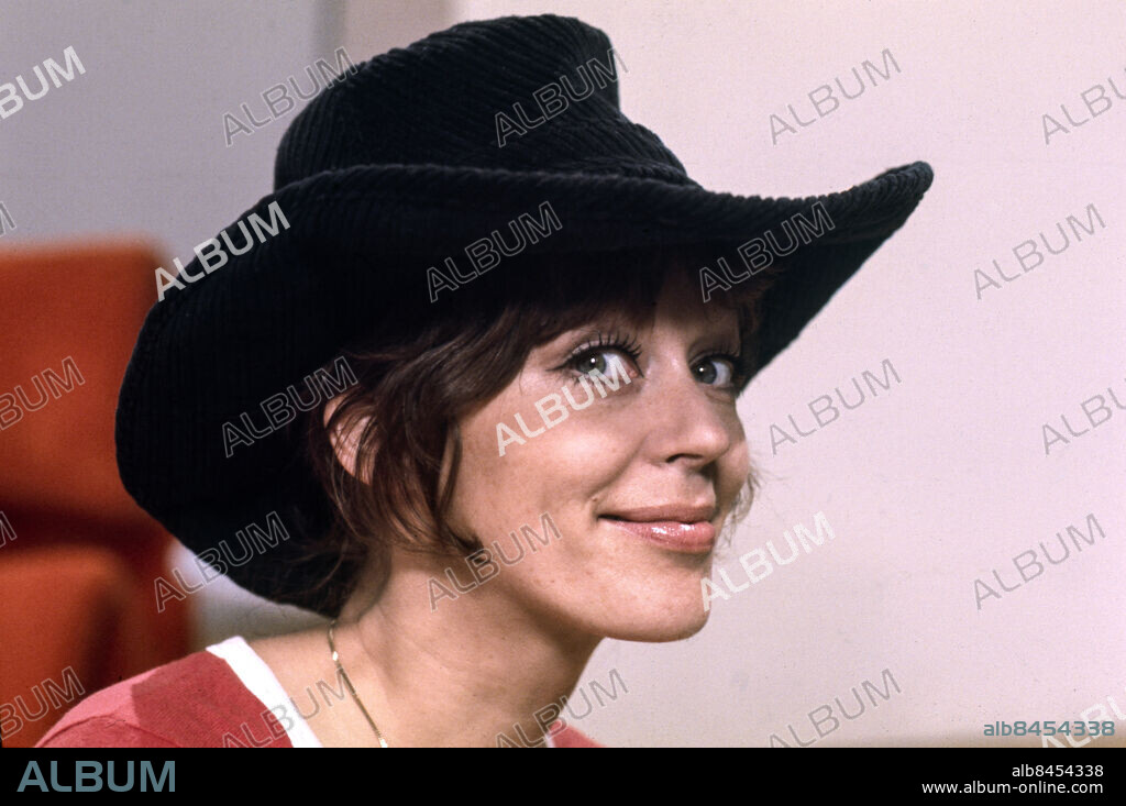 STOCKHOLM 1971. Sångerskan Lill Lindfors i cowboyhatt 1971.. Foto: Bo Carsing / SvP / TT / Kod: 20360.
