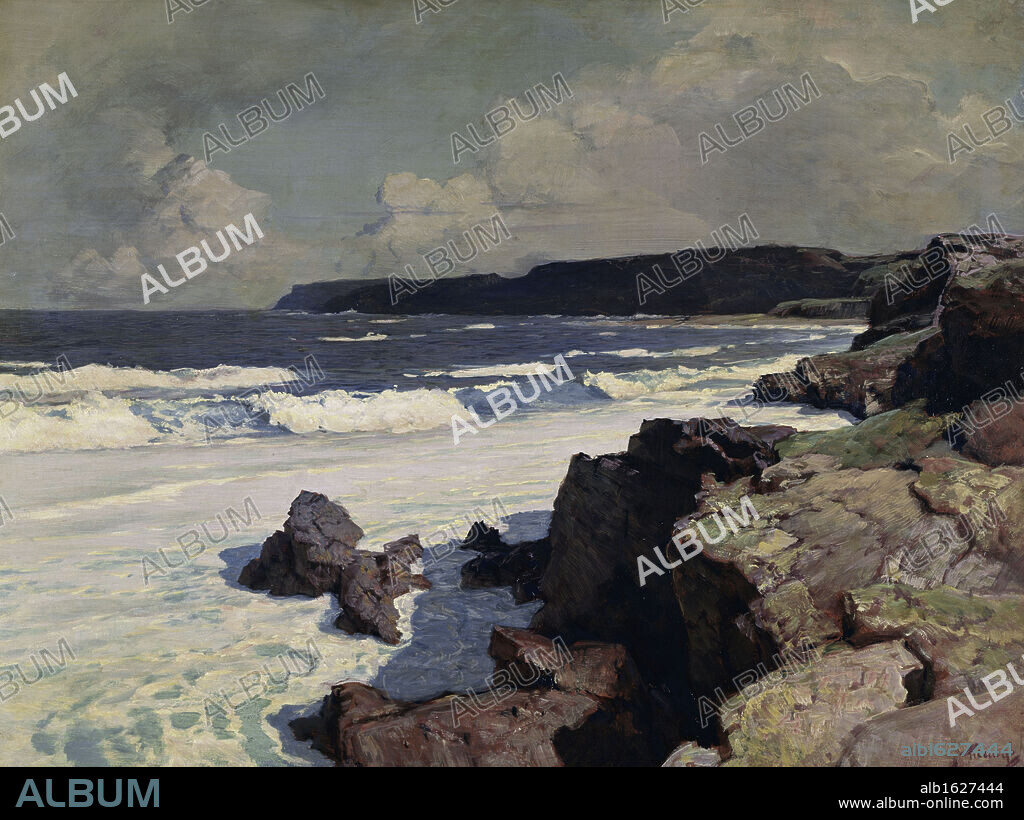 Title Unknown (Seascape)  Frederick Judd Waugh (1861-1940 American).