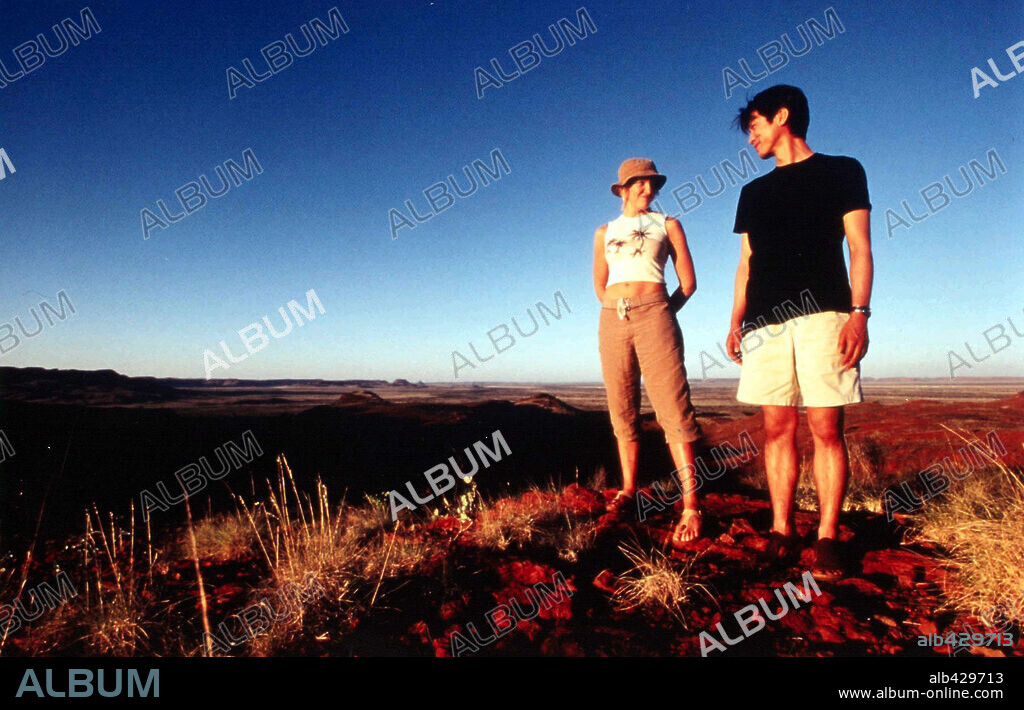 GOTARO TSUNASHIMA and TONI COLLETTE in JAPANESE STORY, 2003, directed by SUE BROOKS. Copyright GECKO FILMS.
