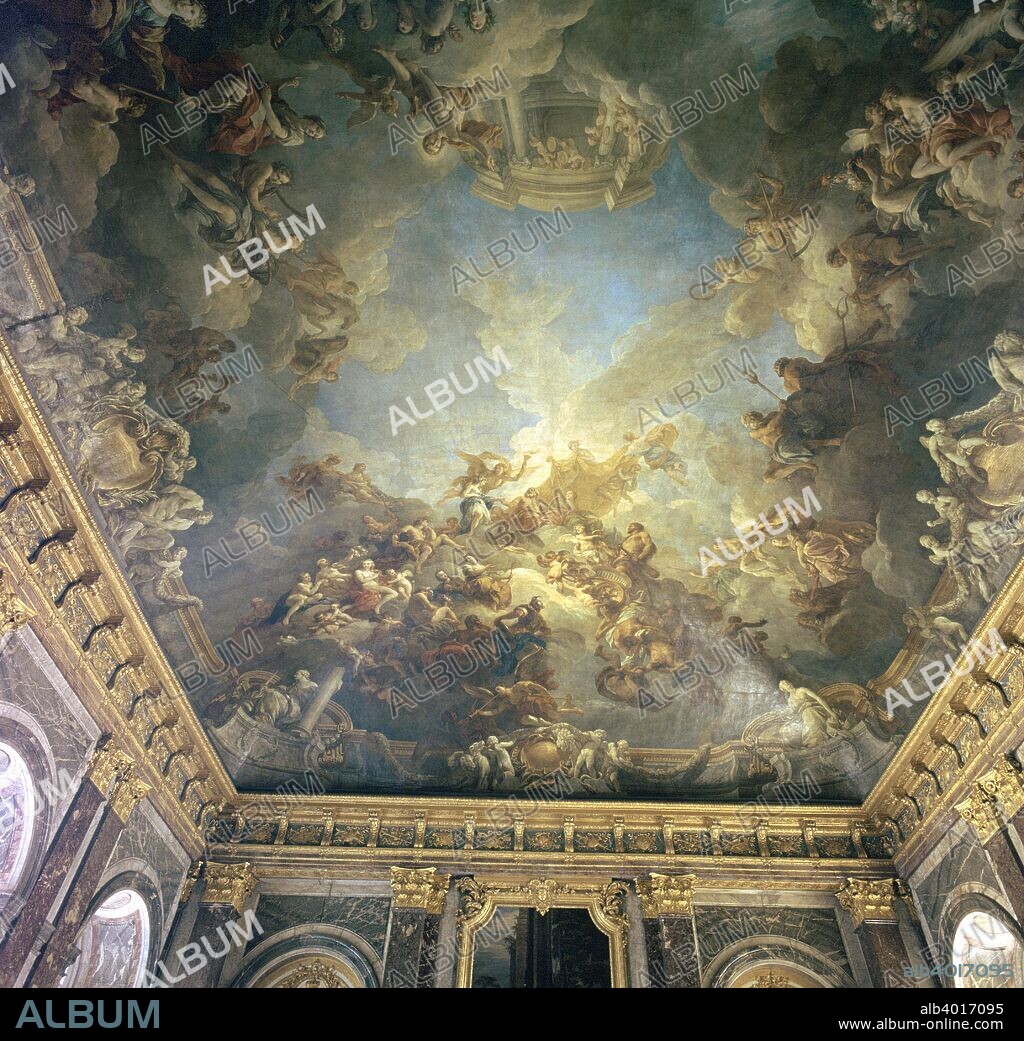 Ceiling of the Salon de Hercules at Versailles, 18th century.