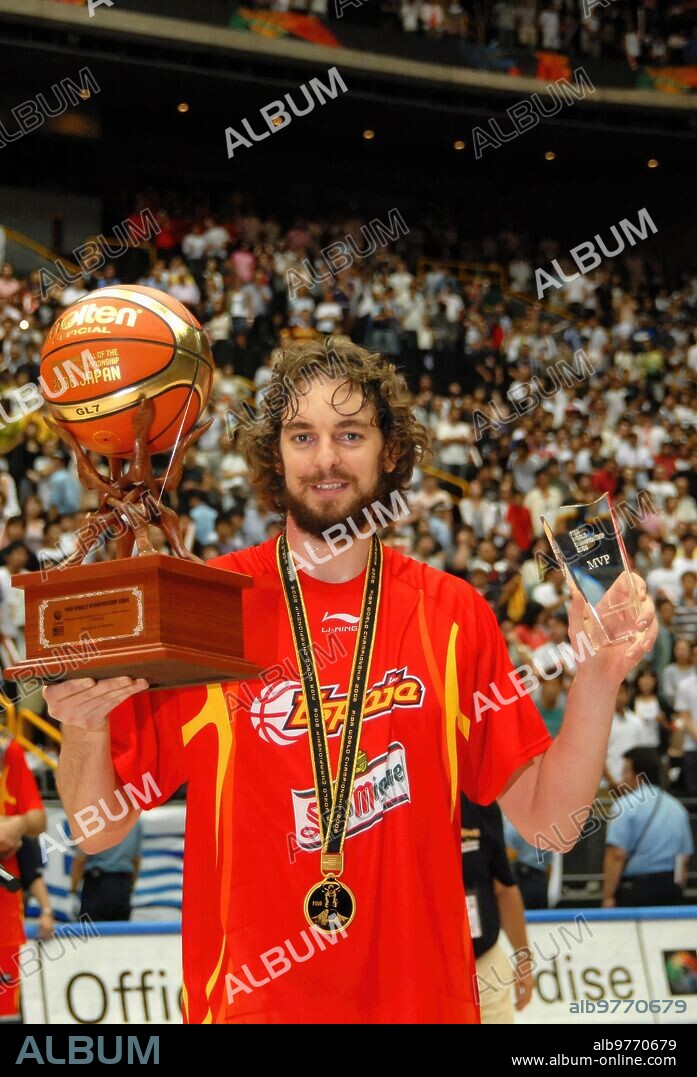 Saitama (Japón), 03/09/2006. Final del Campeonato Mundial de Baloncesto entre España y Grecia, en el estado Súper Arena de Saitama. Foto: De San Bernardo ARCHDC.