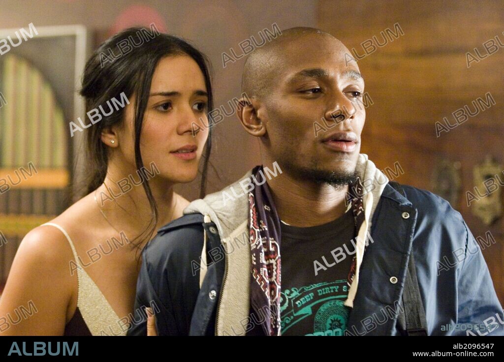 CATALINA SANDINO MORENO and MOS DEF in JOURNEY TO THE END OF THE NIGHT, 2006, directed by ERIC EASON. Copyright MILLENNIUM FILMS.
