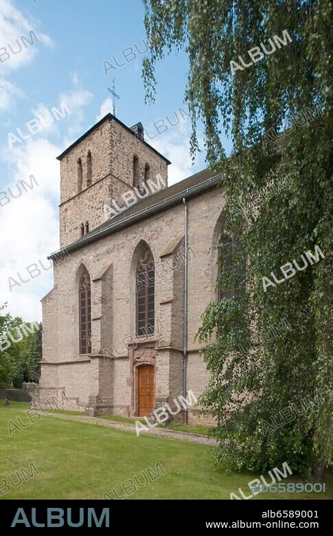 Deutschland, NRW, Kreis Düren, Langerwehe, Alte Kirche St. Martin.