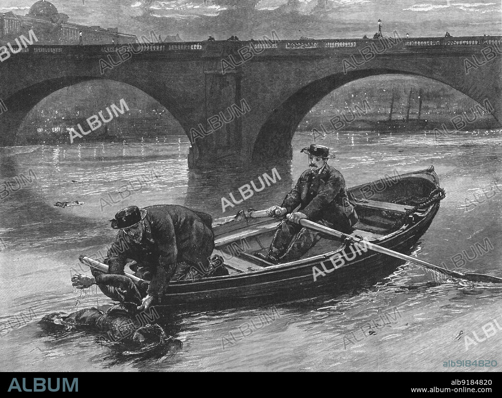 WILLIAM SMALL. ''"The Bridge of Sighs" and Thomas Hood', 1890. From "The Graphic. An Illustrated Weekly Newspaper", Volume 42. July to December, 1890.