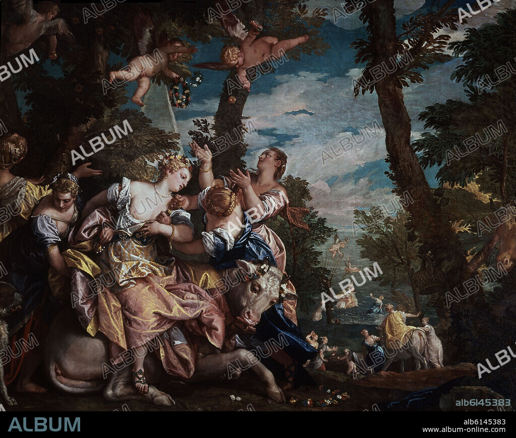 PABLO VERONES O PAOLO VERONESE (1528-1588). RAPTO DE EUROPA - 1580 - RENACIMIENTO ITALIANO.