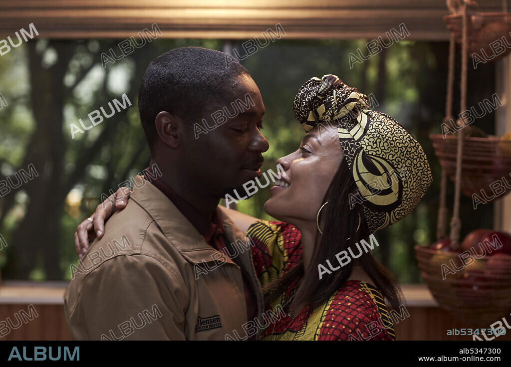 DAVID OYELOWO y ROSARIO DAWSON en EL HOMBRE AGUA, 2020 (THE WATER MAN), dirigida por DAVID OYELOWO. Copyright HARPO FILMS.