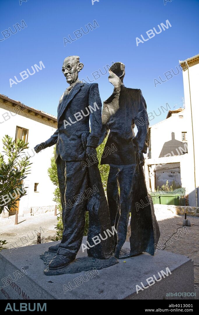 Monument to Agapito Marazuela, Segovia, Spain. Agapito Marazuela (1891-1983) was a Spanish musician.