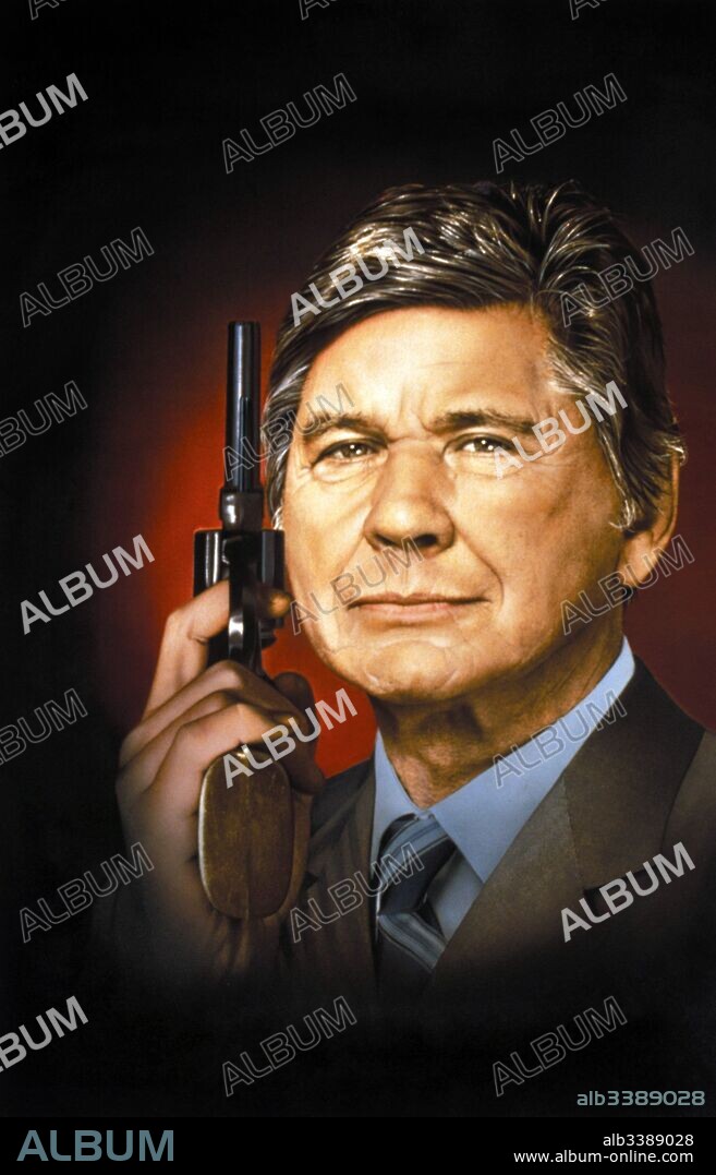 CHARLES BRONSON en ACTO DE VENGANZA, 1986 (ACT OF VENGEANCE), dirigida por JOHN MACKENZIE. Copyright LORIMAR PRODUCTIONS.
