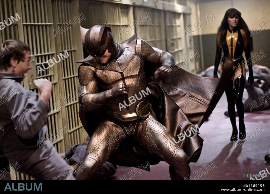 MALIN AKERMAN y PATRICK WILSON en WATCHMEN, 2009, dirigida por ZACK SNYDER. Copyright WARNER BROS. PICTURES / ENOS, CLAY.