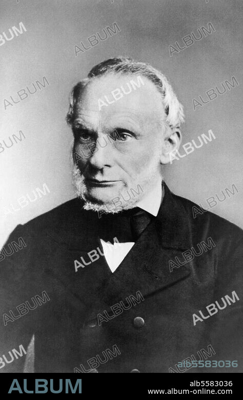 Clausius, Rudolf. 2.1.1922 Köslin / Pommern - 24.8.1888 Bonn. Physicist. Portrait. Photo, c. 1880.