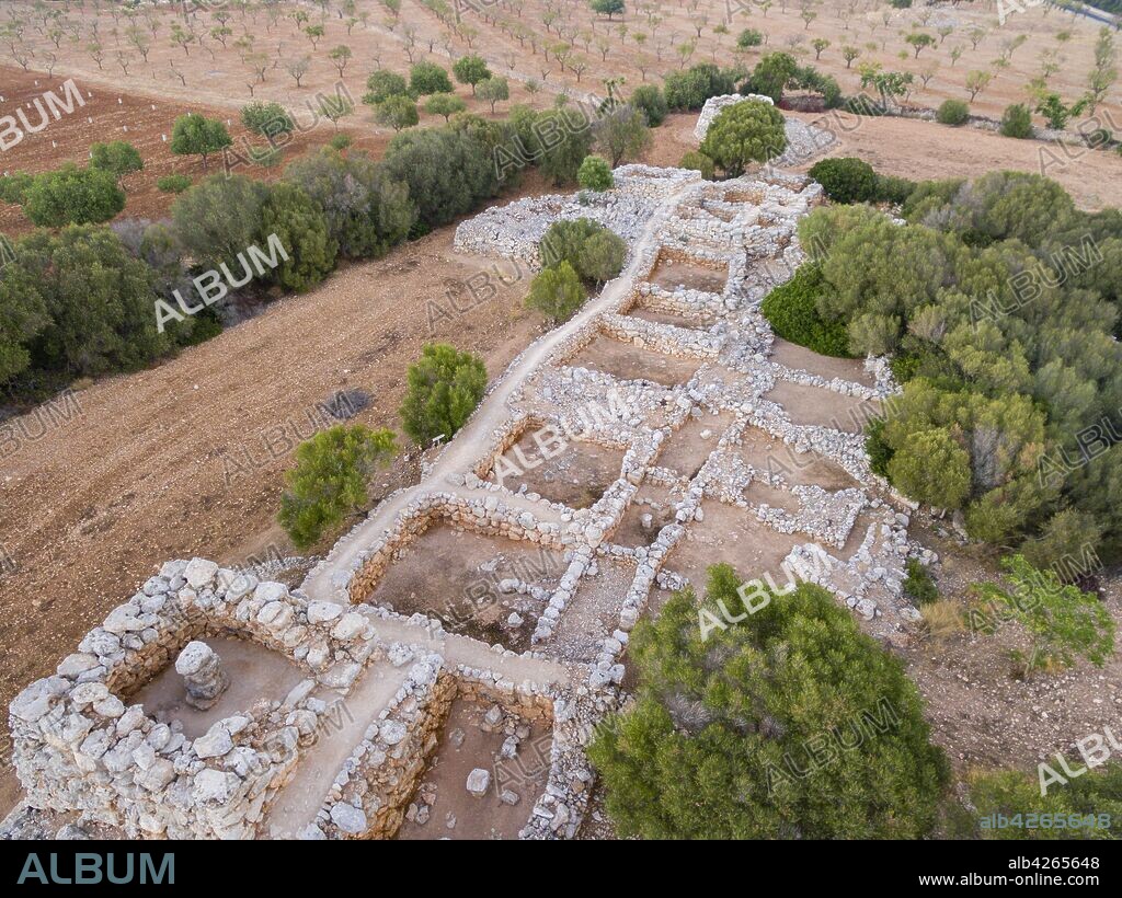 poblado prehistórico de Capocorb Vell. Llucmajor, Mallorca, balearic islands, spain, europe.