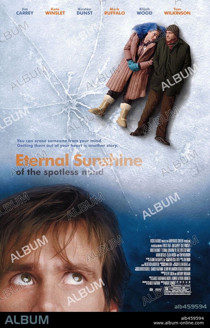 JIM CARREY y KATE WINSLET en OLVIDATE DE MI!, 2004 (ETERNAL SUNSHINE OF THE SPOTLESS MIND), dirigida por MICHEL GONDRY. Copyright FOCUS FEATURES / LEE, DAVID.