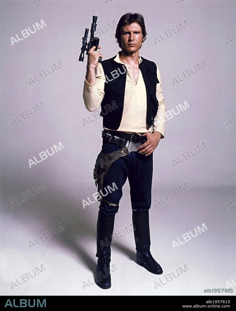 HARRISON FORD in STAR WARS: EPISODE IV-A NEW HOPE, 1977, directed by GEORGE LUCAS. Copyright LUCASFILM/20TH CENTURY FOX.