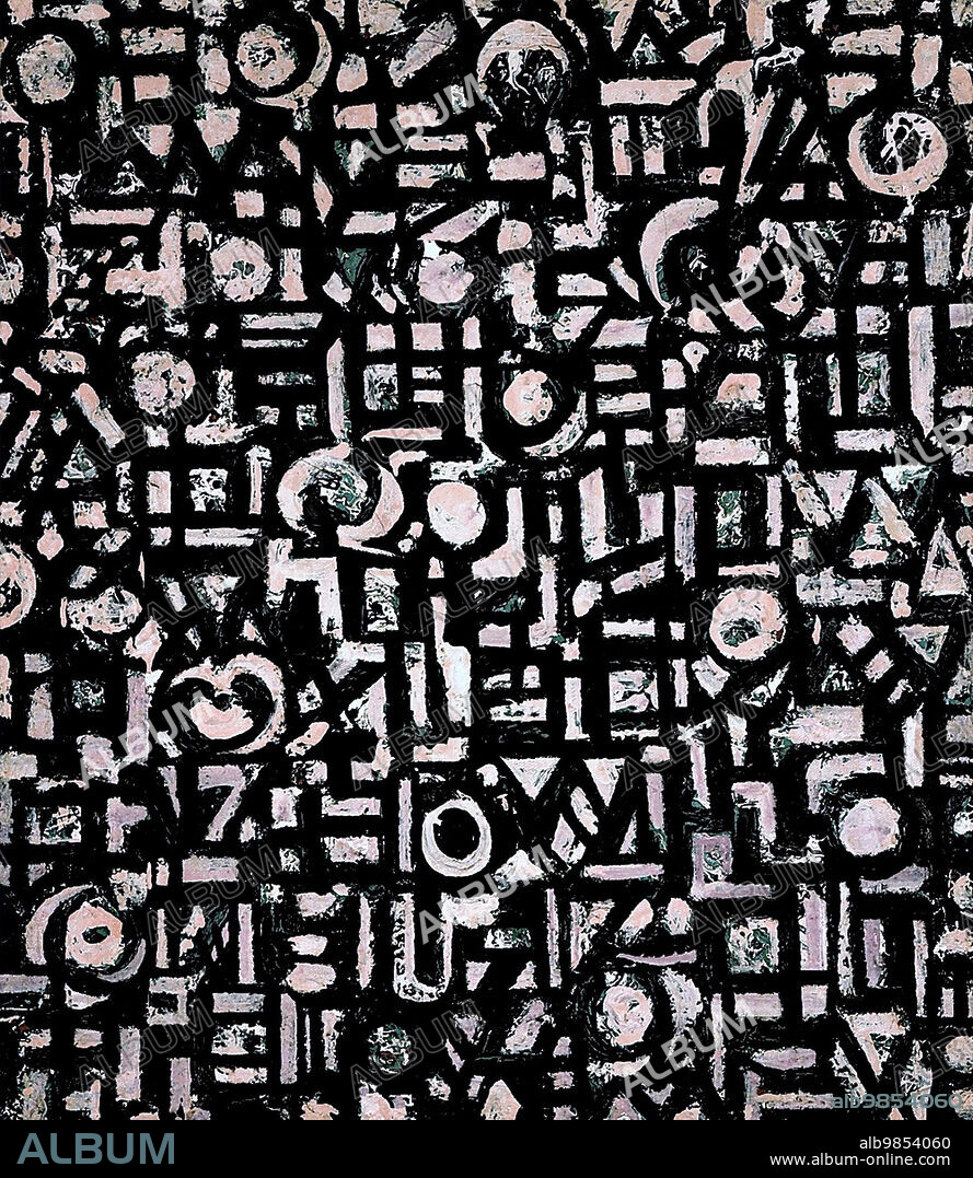 Lee Krasner/ Sin título (1964), 1949.  Óleo (96.5 x 84.1 cm.).