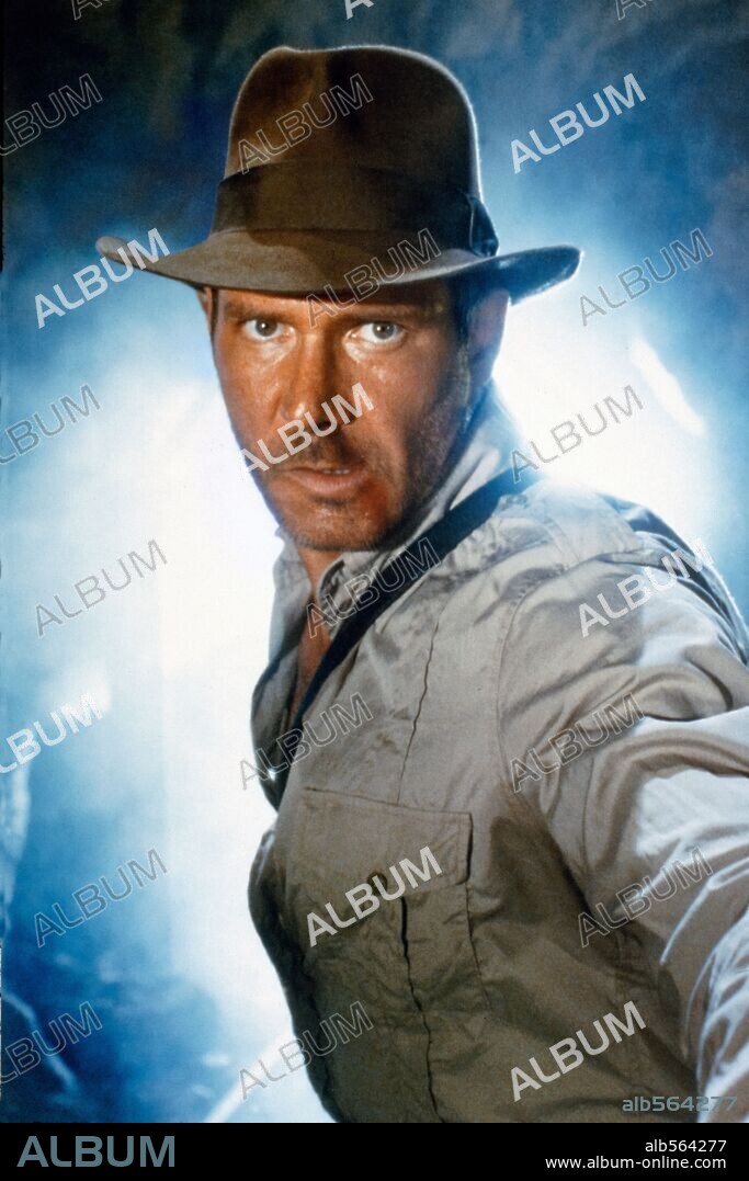 HARRISON FORD en INDIANA JONES Y EL TEMPLO MALDITO, 1984 (INDIANA JONES AND THE TEMPLE OF DOOM), dirigida por STEVEN SPIELBERG. Copyright LUCASFILM LTD/PARAMOUNT.