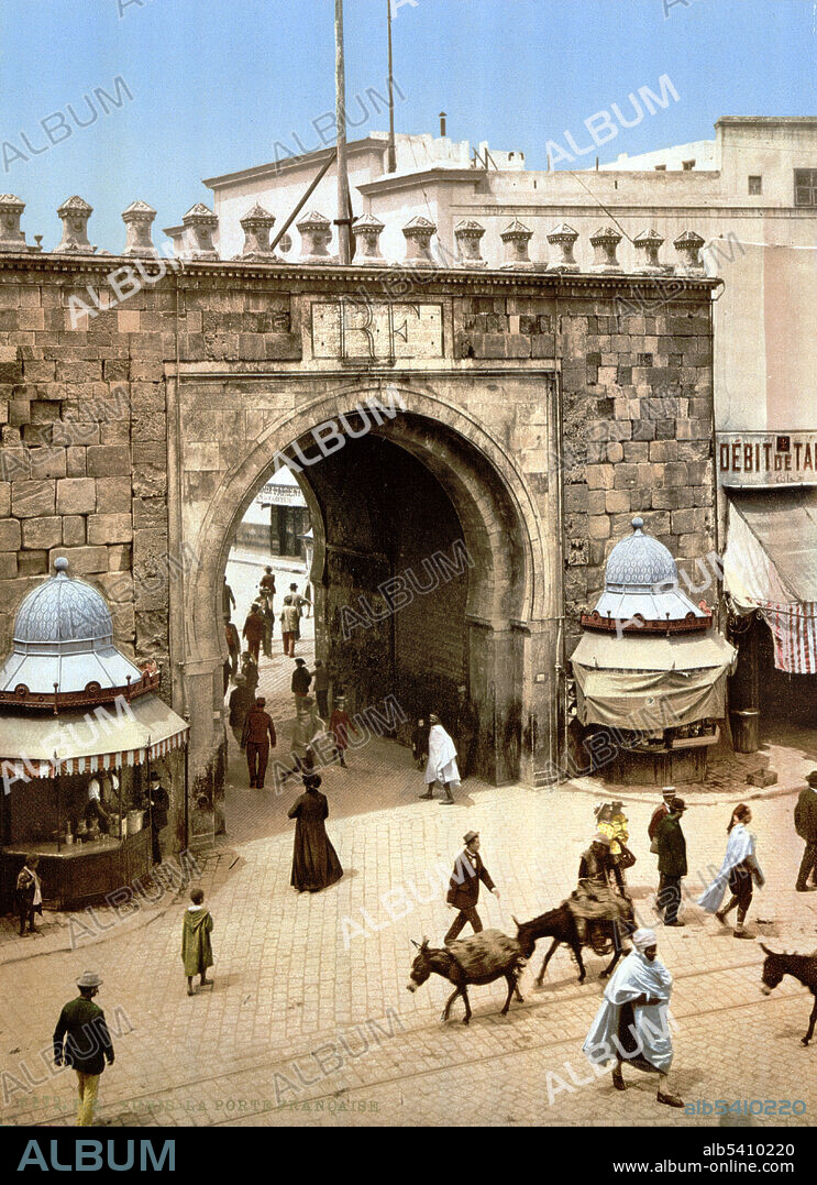 Tunis, Bab el Bhar, 1899