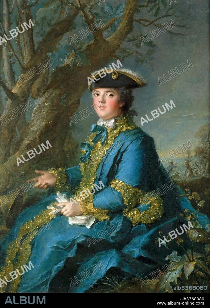 JEAN-MARC NATTIER. Louise Élisabeth of France (1727-1759), Duchess of Parma.