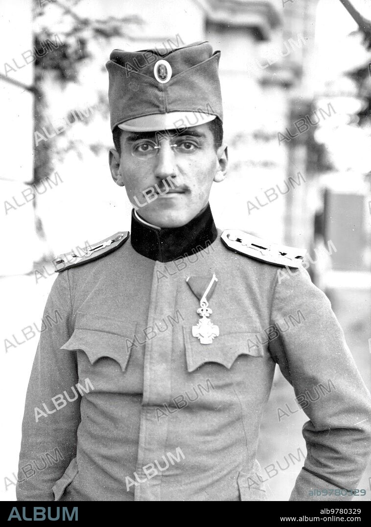 1914. El Rey Alejandro de Serbia.