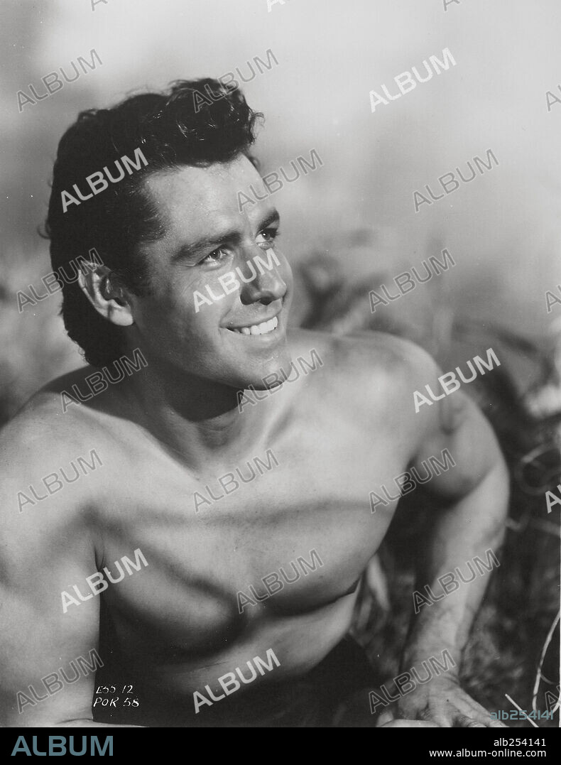 GORDON SCOTT en TARZÁN Y EL SAFARI PERDIDO, 1957 (TARZAN AND THE LOST SAFARI), dirigida por H. BRUCE HUMBERSTONE. Copyright M.G.M.