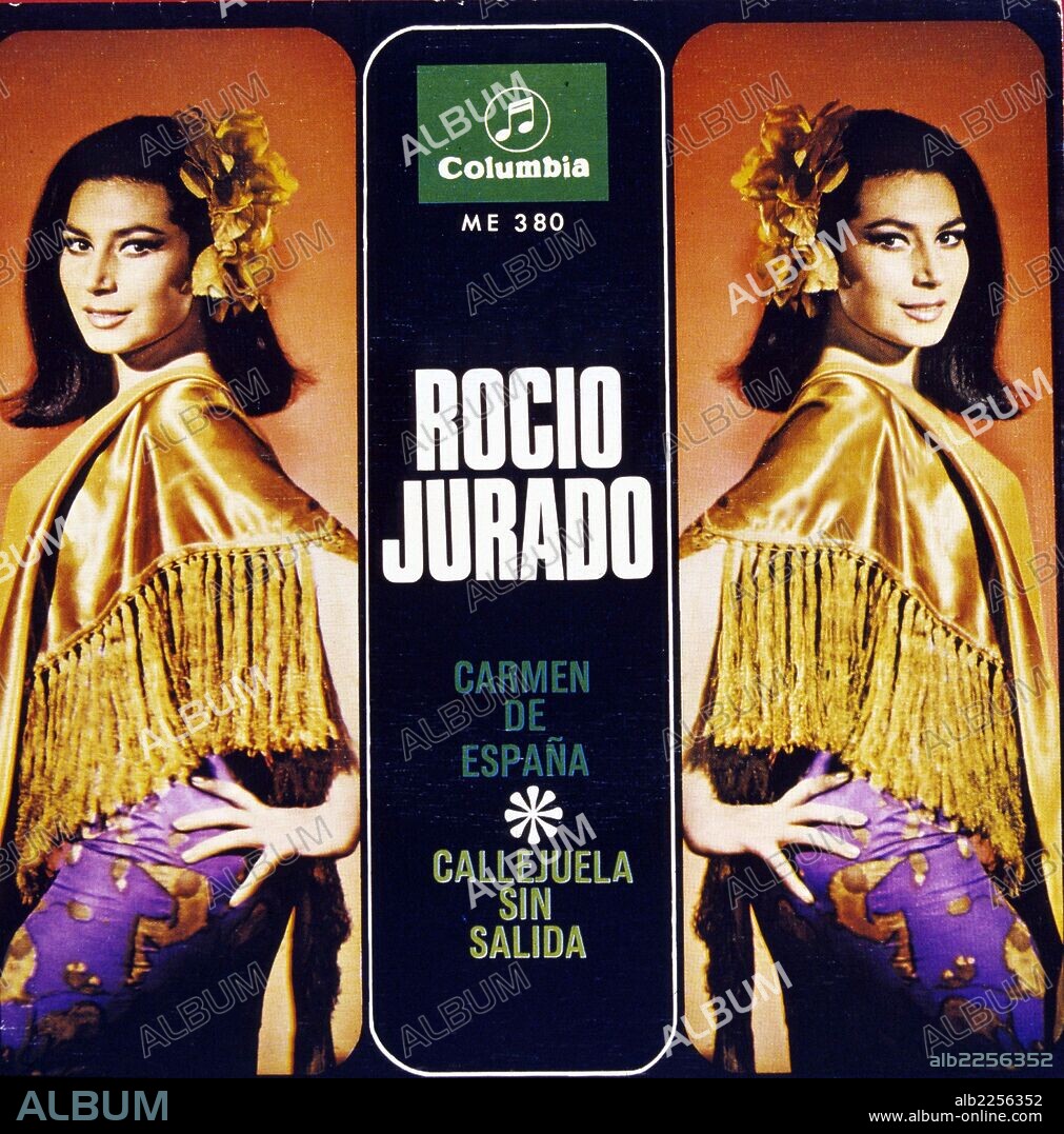 PORTADA DEL DISCO " "ROCIO JURADO ". DE LA CANTANTE ROCIO JURADO.