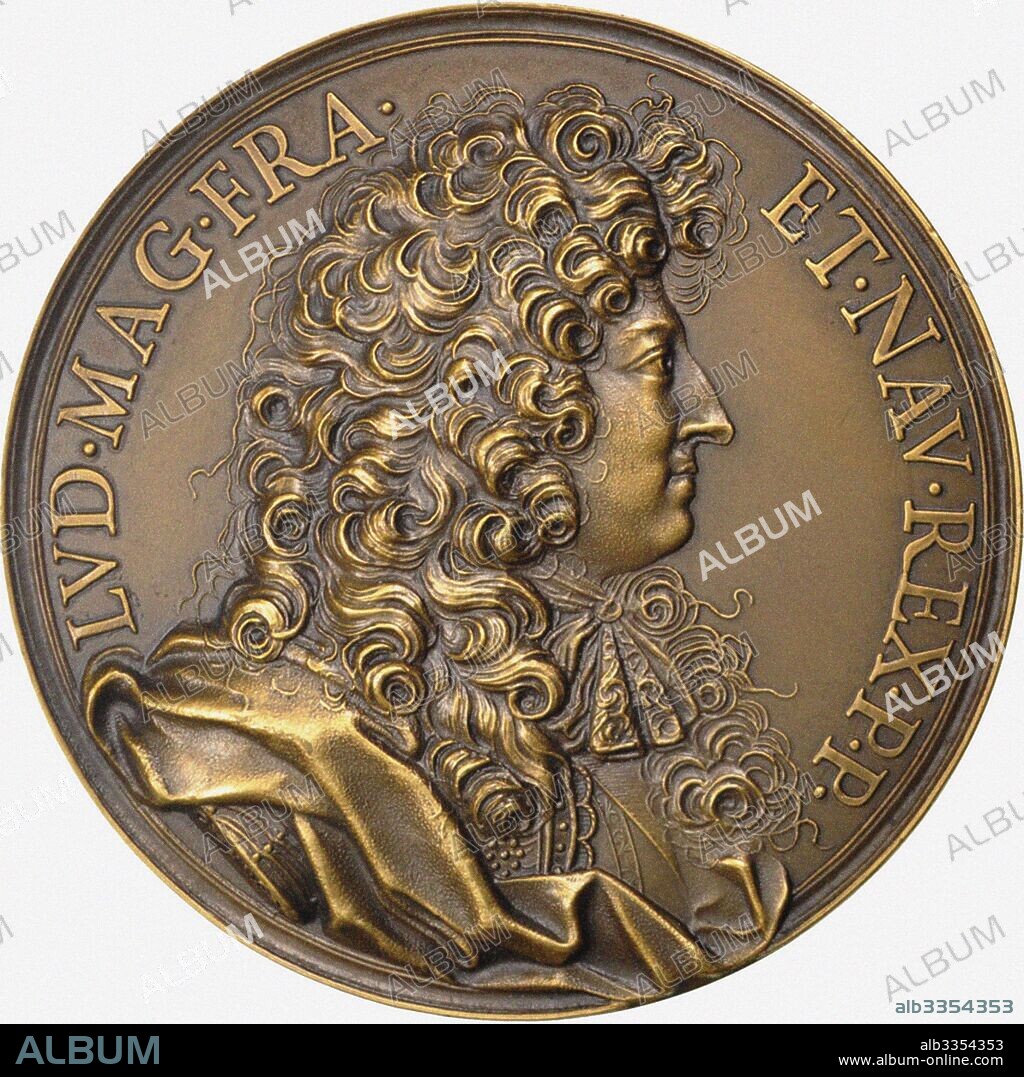 CHARLES JEAN FRANCOIS CHéRON. Medal Louis XIV.