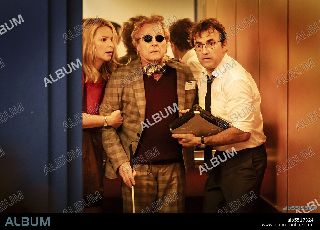 ALBERT DUPONTEL, NICOLAS MARIE y VIRGINIE EFIRA en ADIOS, IDIOTAS, 2020 (ADIEU LES CONS), dirigida por ALBERT DUPONTEL. Copyright France 2 Cinema / Gaumont.